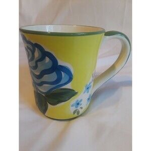 April Cornell Mug Yellow Flower Made In Thailand